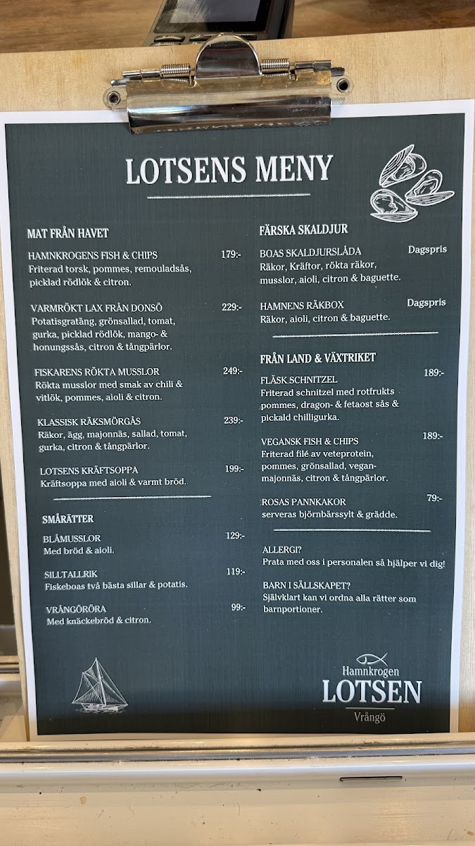 Menu - Fiskeboa photo 3
