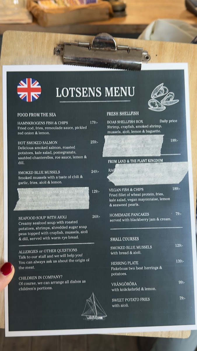Menu - Fiskeboa photo 4